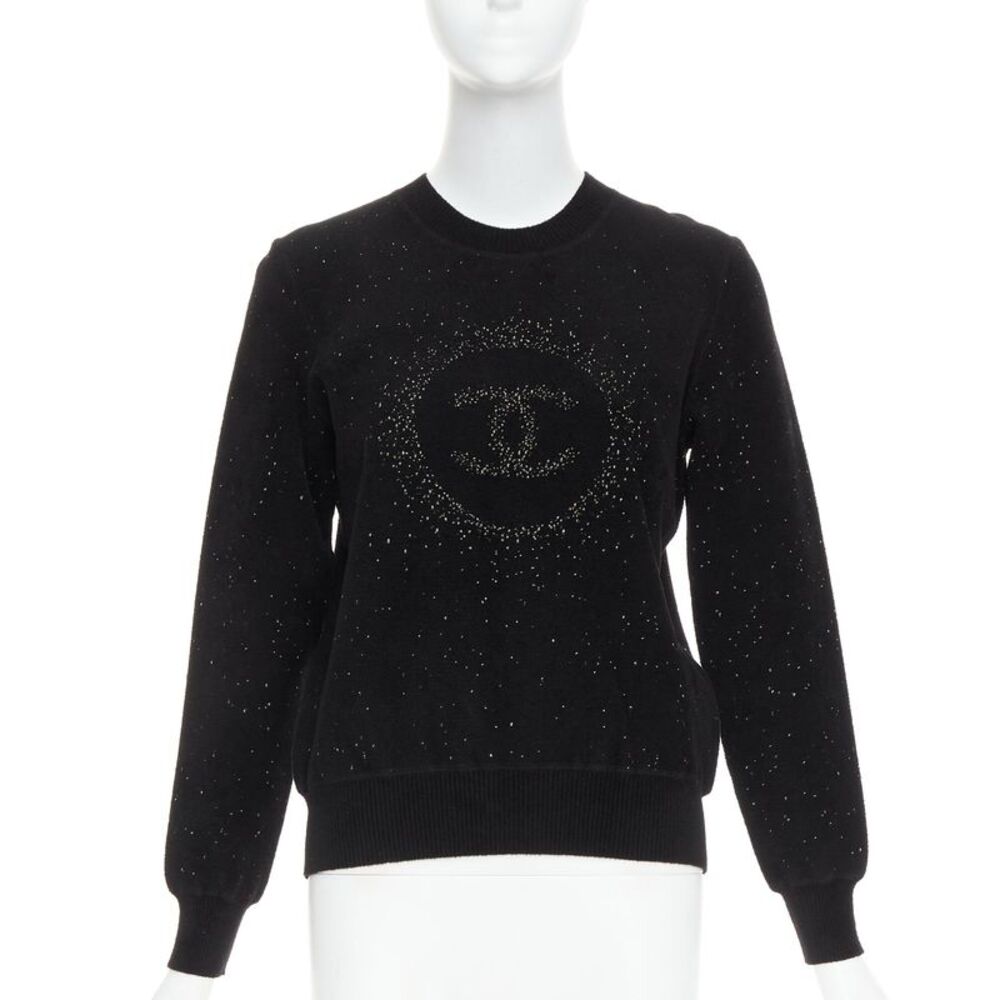 Chanel Starburst Logo Lurex Sweater